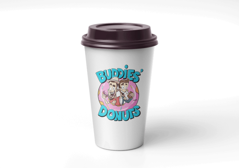 Logo illustré pour une entreprise de donuts