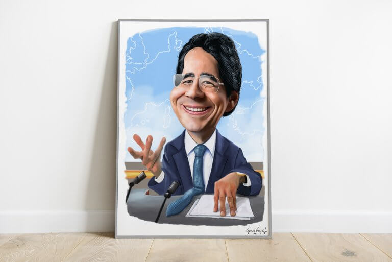 Commander une caricature personnalisée
