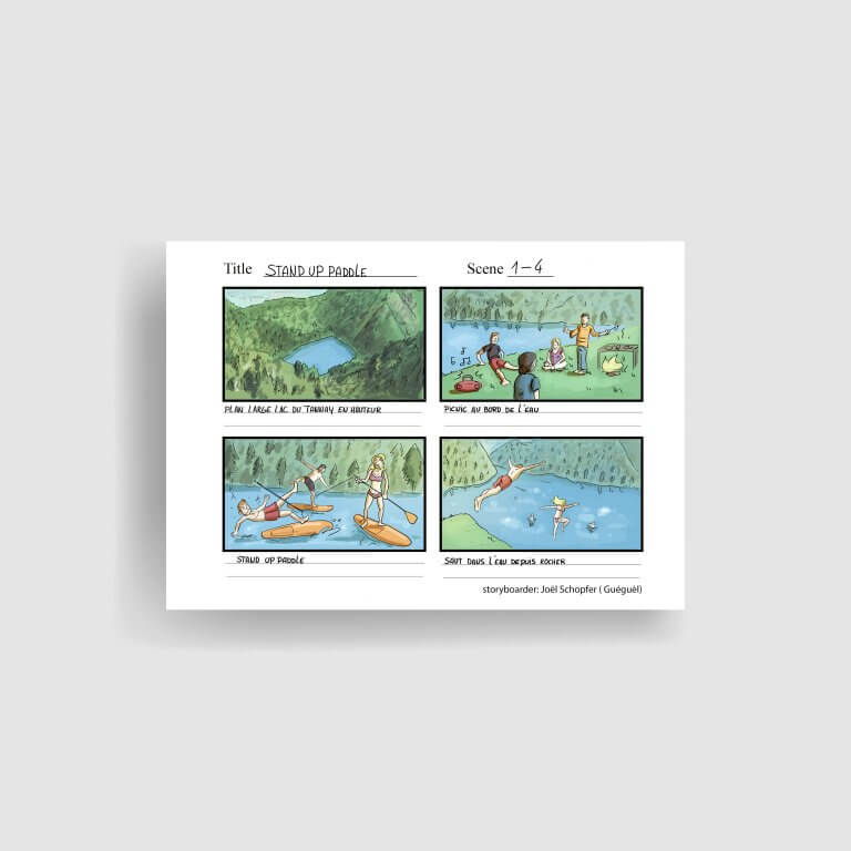 Dessinateur de storyboards
